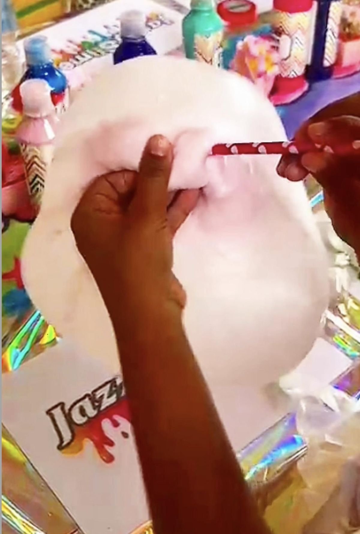 Gigantic slime bubble WOW moment